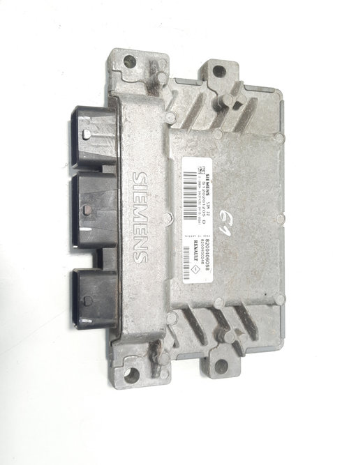 Calculator motor ECU, cod 8200406058, 8200400246, Renault Kangoo 1, 1.2 benz, D7F766 (idi:495754)