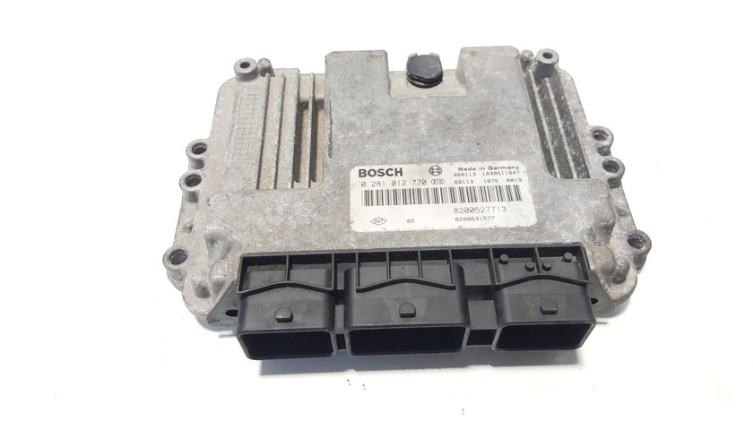 Calculator motor ECU, cod 8200527713, 0281012770, Renault Laguna 2 Combi, 1.9 DCI, F9Q759 (idi:625242)