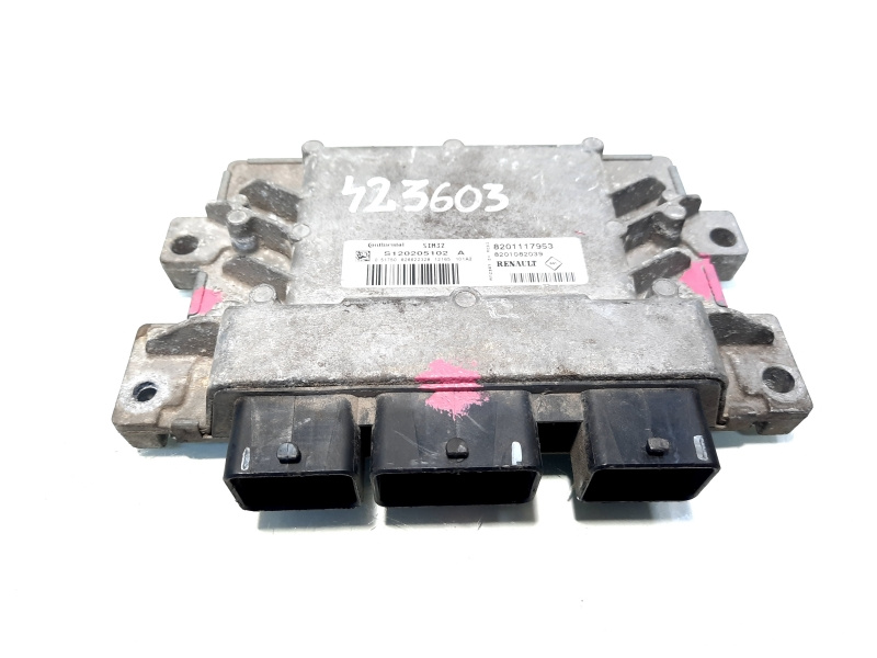 Calculator motor ECU, cod 8201117953, Dacia Logan 2, 1.2 benz, D4F732 (idi:423603)