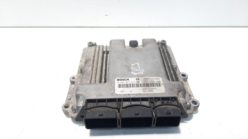 Calculator motor ECU, cod 8201119647, 0281017613, Renault Laguna 3 Coupe, 2.0 DCI, M9R (idi:563559)