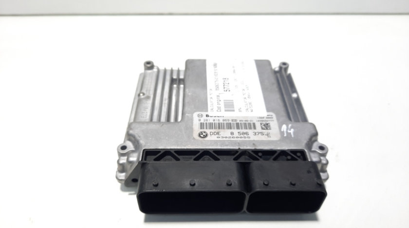 Calculator motor ECU, cod 8506375-01, 0281016069, Bmw 1 (F20, F21), 2.0 diesel, N47D20C (idi:577218)