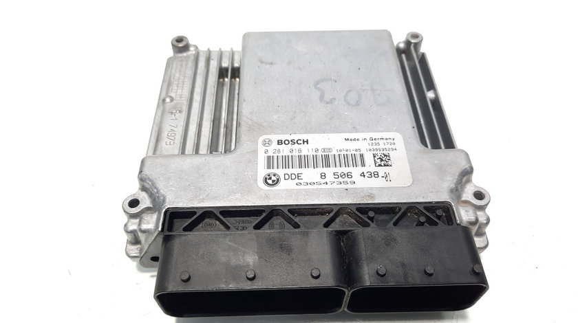 Calculator motor ECU, cod 8506438-01, 0281016110, Bmw X1 (E84), 2.0 diesel, N47D20C (id:554297)