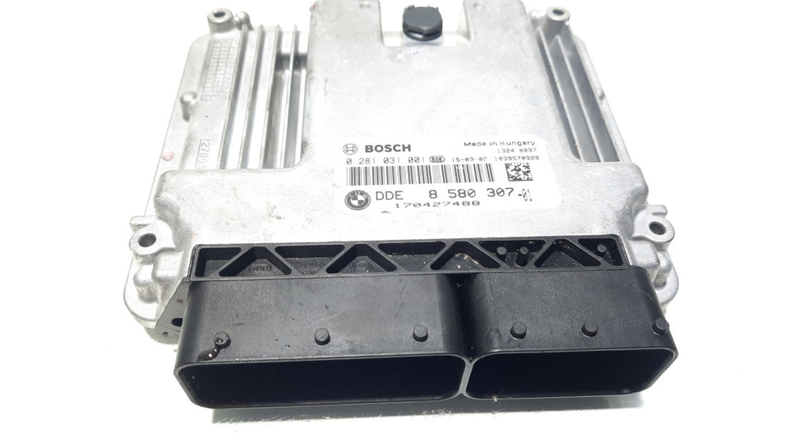 Calculator motor ECU, cod 8580307, 0281031001, Bmw 1 (F21), 2.0 diesel, N47D20C (idi:593096)