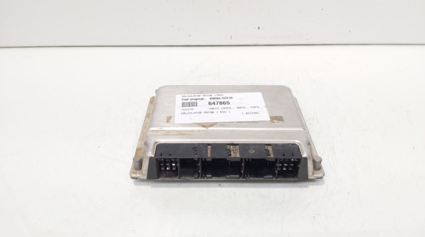 Calculator motor ECU, cod 89666-52210, Toyota Yaris (P9), 1.4 diesel (id:647865)