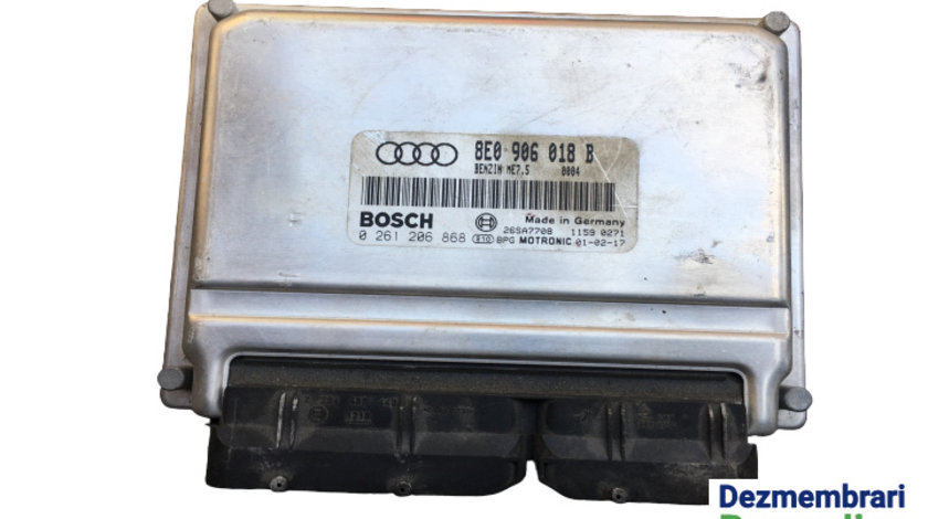 Calculator motor ECU Cod: 8E0906018B Audi A4 B6 [2000 - 2005] Sedan 1.8 T MT (150 hp)