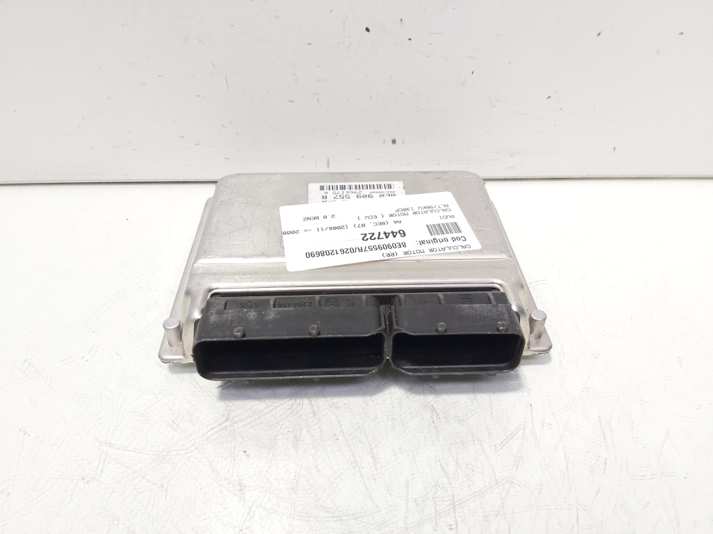 Calculator motor Ecu, cod 8E0909557R, 0261208690, Audi A4 (8EC, B7), 2.0 benz, ALT (id:644722)
