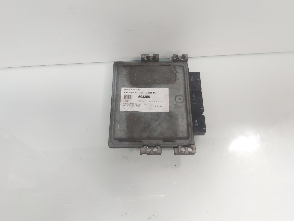 Calculator motor ECU , cod 8V21-12A650-EC, Ford Fiesta 6, 1.4 TDCI, F6JA (id:694355)