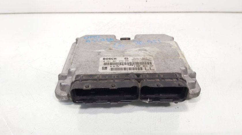 Calculator motor ECU, cod 90562574, 0281001674, Opel Astra G Combi (F35) 2.0 DTI, X20DTL (id:644584)