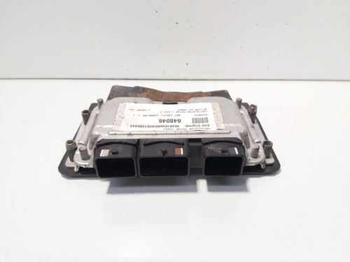 Calculator motor ECU, cod 9638765680, 0261206943, Peugeot 307, 1.6 16v benz, NFU (id:648046)