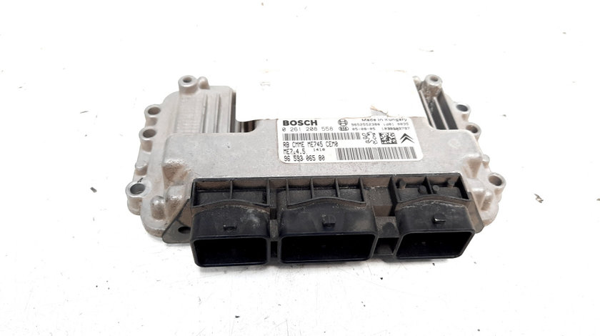 Calculator motor ECU, cod 9652552380, 0261208558, Peugeot 307 SW, 1.6 benz, NFU (idi:538491)