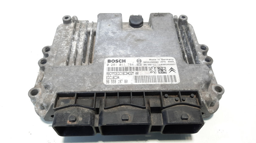 Calculator motor ECU, cod 9655919780, Peugeot 307, 1.4 HDi, 8HX (idi:535388)