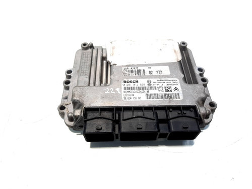 Calculator motor ECU, cod 9657699480, 0281012529, Peugeot 207 Sedan, 1.4 HDI, 8HZ (idi:549957)