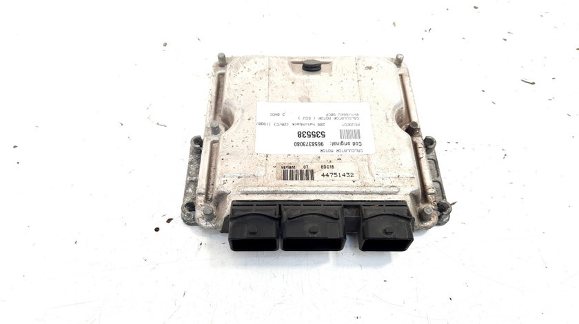 Calculator motor ECU, cod 9658373080, Peugeot 307, 2.0 HDI, RHY (idi:535538)