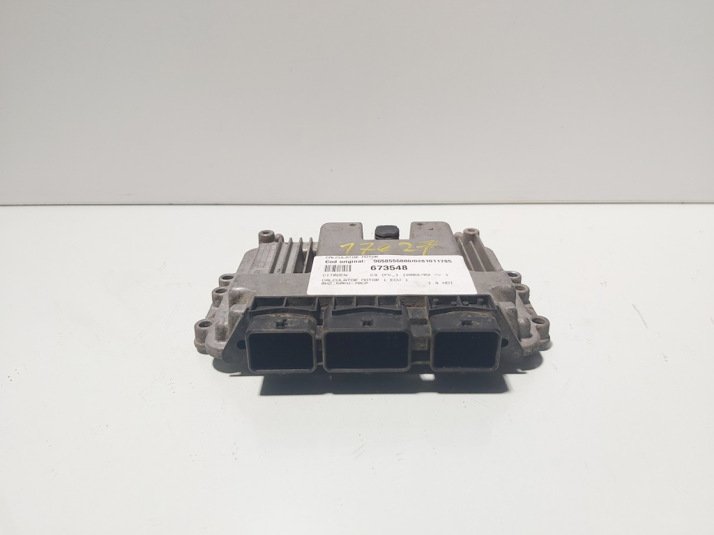 Calculator motor ECU, cod 9658556880, 0281011785, Citroen C3 (I) 1.4 HDI, 8HZ (id:673548)