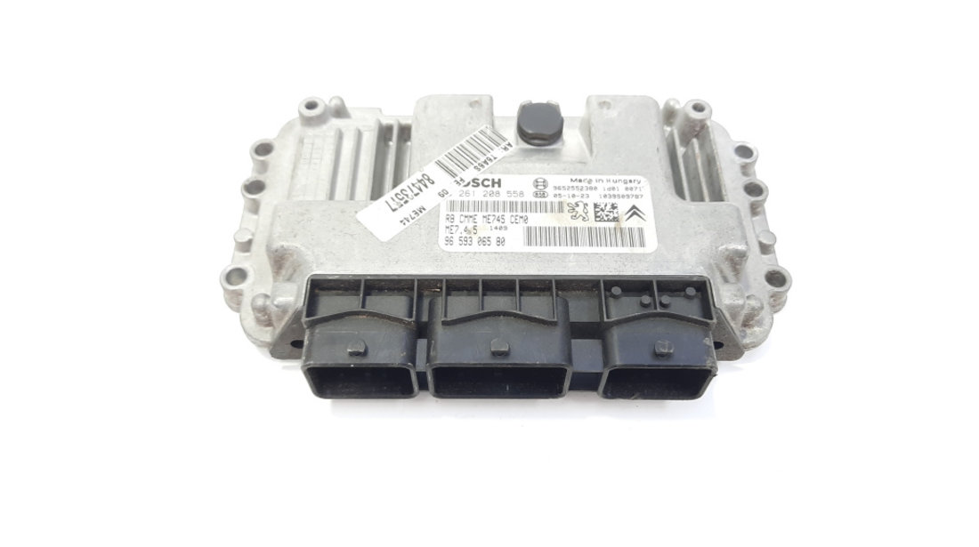 Calculator motor ECU, cod 9659306580, 0261208558, Citroen C5 (III), 1.6 HDI, 9HZ (idi:483736)