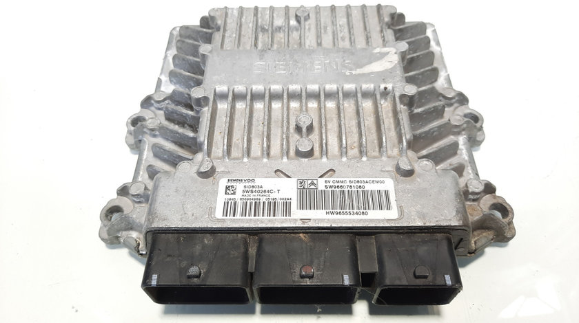 Calculator motor ECU, cod 9660781080, Citroen C4 Grand Picasso, 2.0 HDI, RHR (idi:535376)