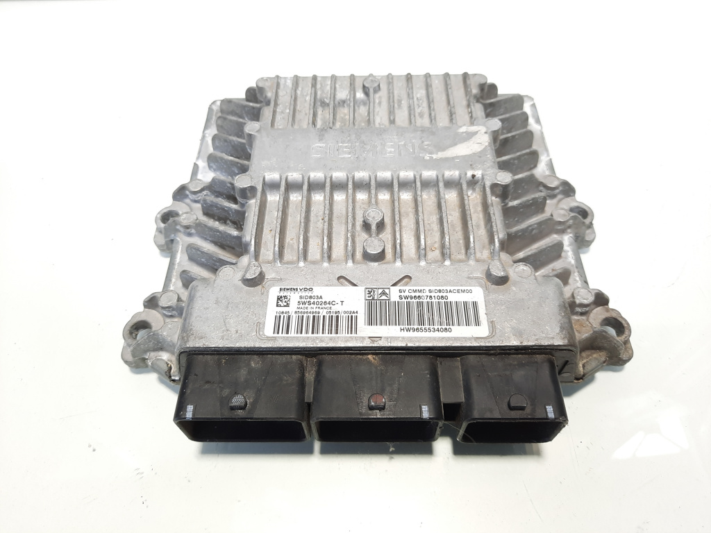 Calculator motor ECU, cod 9660781080, Peugeot 508, 2.0 HDI, RHR (idi:535376)