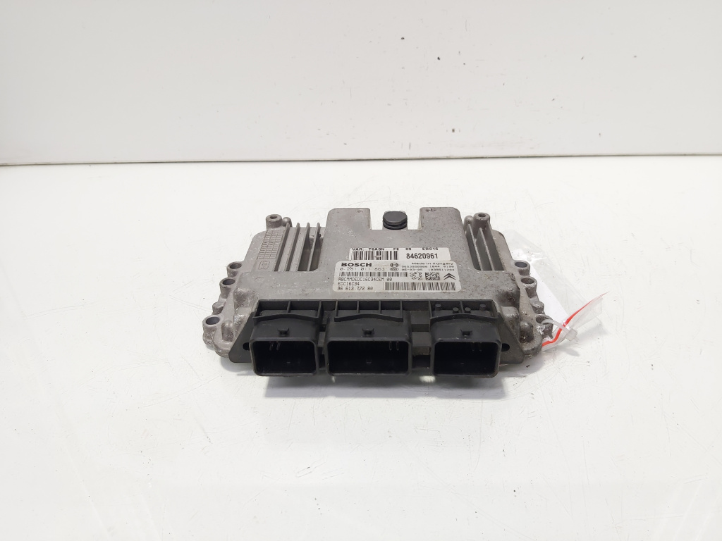 Calculator motor ECU, cod 9661377280, 0281011863, Peugeot 307, 1.6 HDI, 9HX (id:647824)