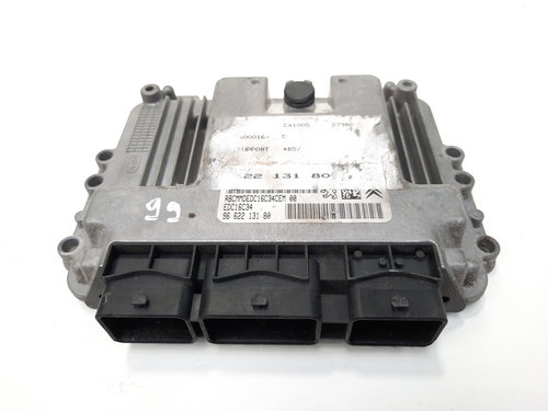 Calculator motor ECU, cod 9662213180, Citroen C4 (I), 1.6 HDI, 9HX (idi:549879)