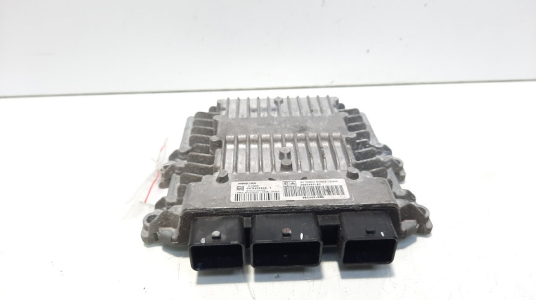 Calculator motor ECU, cod 9663483180, Peugeot 1007, 1.4 HDI, 8HZ (idi:612701)