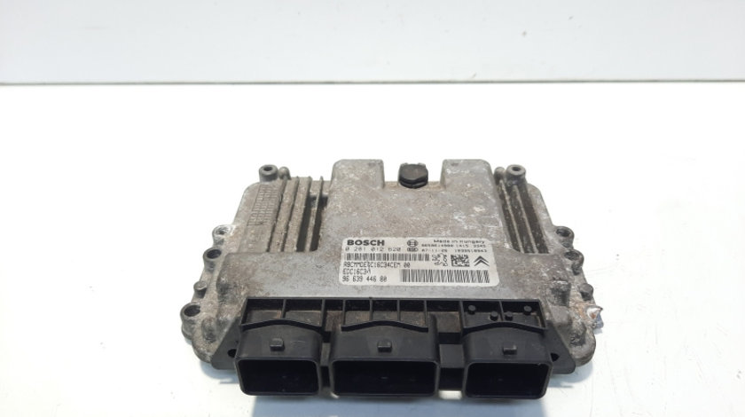 Calculator motor ECU, cod 9663944680, 0281012620, Peugeot Partner (II), 1.6 HDI, 9HW (idi:612674)