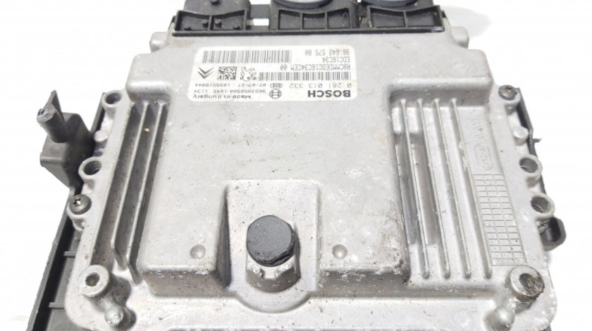 Calculator motor ECU, cod 9664257580, 0281013332, Peugeot 308, 1.6 HDI, 9HZ (id:647939)