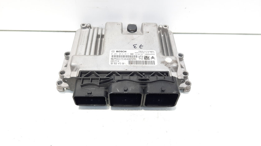 Calculator motor ECU, cod 9666729580, 9805947380, Citroen DS3, 1.6 HDI, 9HP (idi:592414)