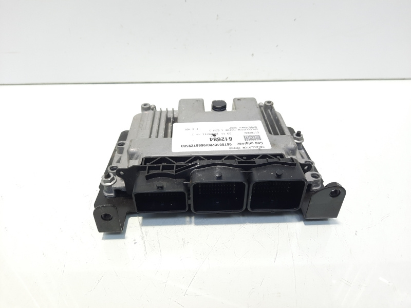 Calculator motor ECU, cod 9678818280, 9666729580, Citroen C3 (II) 1.6 HDI, 9H06 (id:612684)