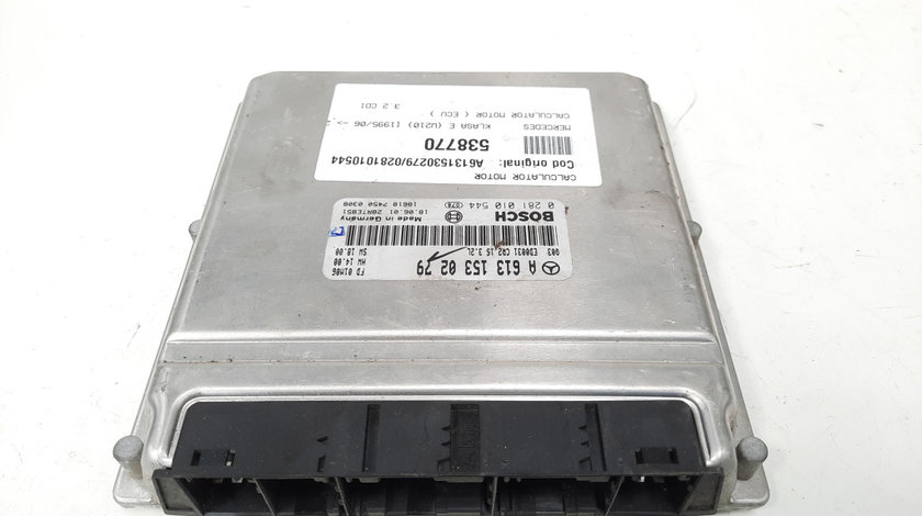 Calculator motor ECU, cod A6131530279, 0281010544, Mercedes Clasa S (W220), 3.2 CDI, OM613960 (idi:538770)