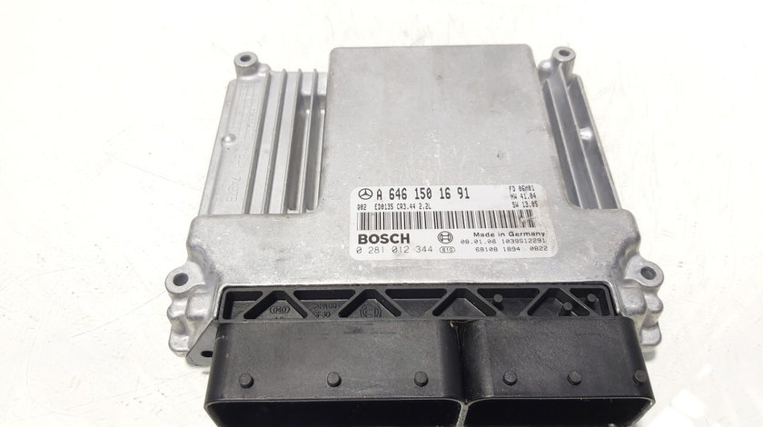 Calculator motor ECU, cod A6461501691, 0281012344, Mercedes Clasa C (W203), 2.0 CDI (id:648029)