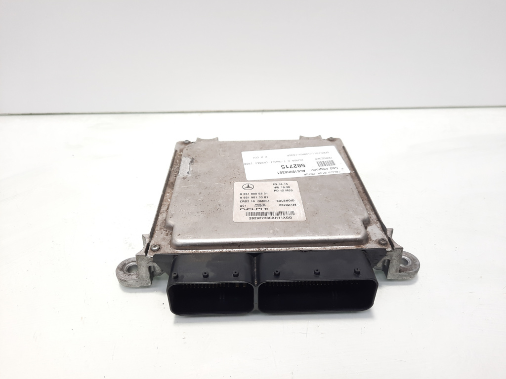 Calculator motor ECU, cod A6519005301, Mercedes Clasa C (W204), 2.2 CDI, OM651911 (idi:582715)