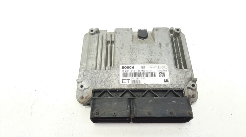 Calculator motor ECU, cod GM55205633, 0281013408, Saab 9-3 II (YS3F), 1.9 TID, Z19DTH (idi:482912)