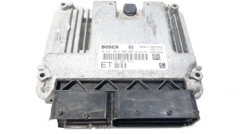 Calculator motor ECU, cod GM55205633, 0281013408, Opel Vectra C GTS, 1.9 CDTI, Z19DTH (idi:491630)