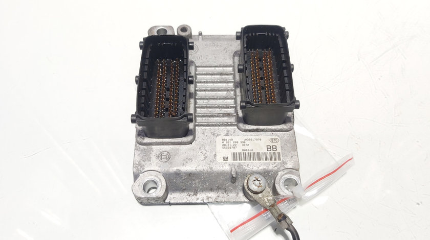 Calculator motor ECU, cod GM55558787, Opel Astra H, 1.4 benz, Z14XEP (id:631370)