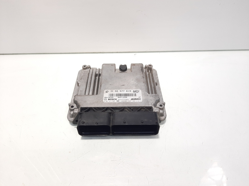 Calculator motor ECU, cod GM55577619, 0281017453, Opel Insignia A Combi, 2.0 CDTI, A20DTH (id:582053)