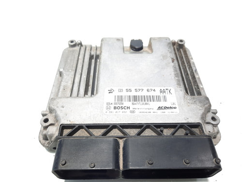 Calculator motor ECU, cod GM55577674, 0281017452, Opel Signum, 2.0 CDTI, A20DTH (idi:581049)