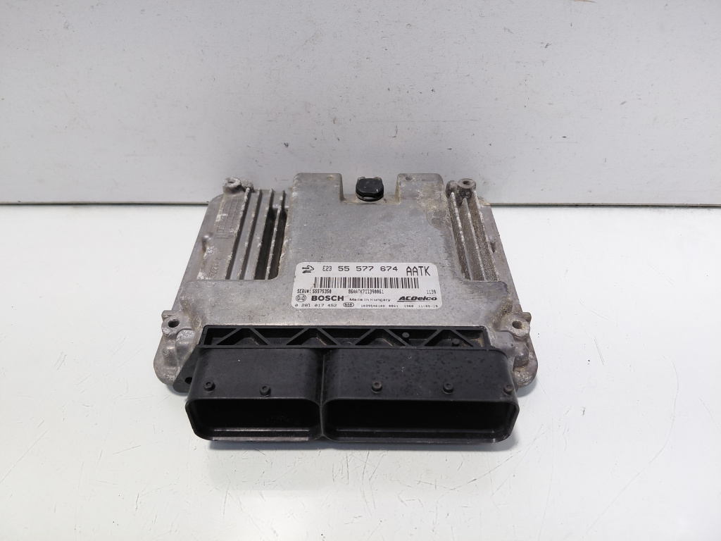 Calculator motor ECU, cod GM55577674, 0281017452, Opel Astra J, 2.0 CDTI, A20DTH (id:698408)