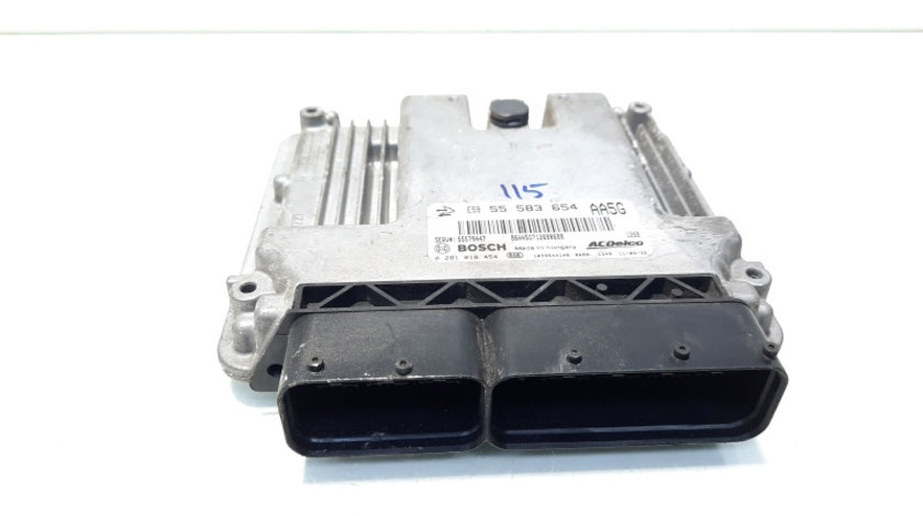 Calculator motor ECU, cod GM55583654, 0281018454, Opel Corsa D, 1.3 CDTI, A13DTE (idi:560536)