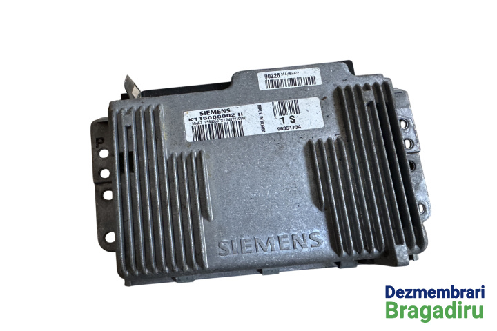 Calculator motor ECU Cod: K115000002H K115000002H Daewoo Matiz M150 [facelift] [2000 - 2016] Hatchback 0.8 MT (52 hp)