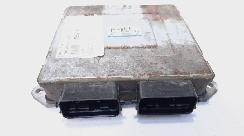 Calculator motor ECU, cod LFD718881E, Mazda 6 Hatchback (GG), 2.0 benz, LFF7 (idi:495974)