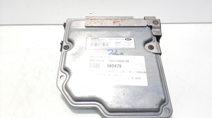 Calculator motor ECU, cod YS6A-12A650-BB, Ford Fiesta 4 (JA, JB), 1.25 benz, DHF (idi:560479)