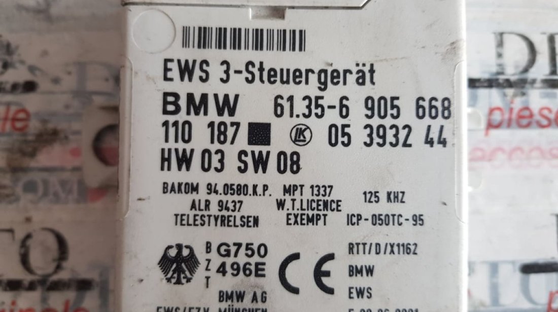 Calculator motor / Ecu cu cip BMW Seria 3 E46 benzina 7511570