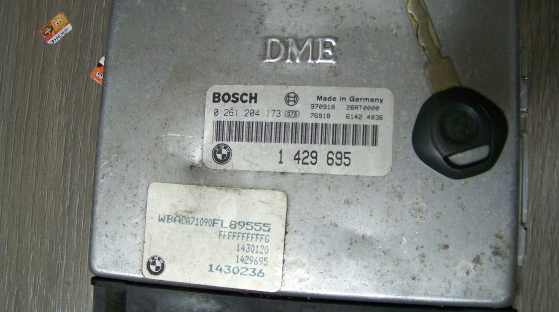 calculator motor ecu cu cip si ews bmw e36 316i 318i 1997-1998