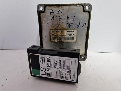 Calculator motor ECU cu IMMO off Opel Astra G 1998-2004 1.7 dti 75cp 55kw Y17DT 09391249