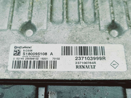 Calculator motor ECU Dacia Duster [Fabr 2010-2017] 237103999R 1.5 DCI K9K896 1.5 DCI K9K896 80KW / 1...