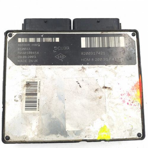 Calculator Motor / Ecu Dacia Solenza 2003-2005 1.9 D F8Q 630 Motorina 8200317421, 81004A885938, R040...