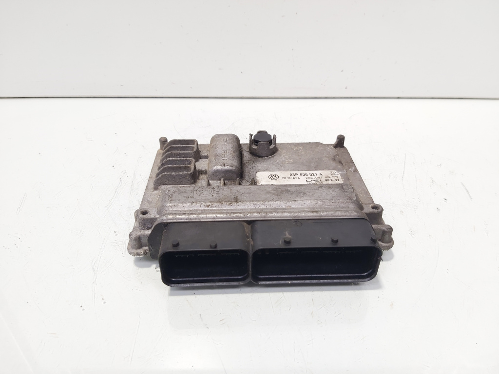 Calculator motor ECU Delphi, cod 03P906021A, Seat Ibiza 5 ST (6J8) 1.2 TDI, CFW (id:691821)