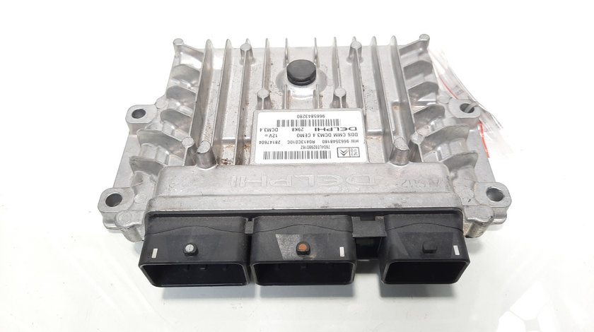 Calculator motor ECU Delphi, cod 9665843280, Fiat Ulysse (179), 2.0 M-Jet, RHR (idi:602420)