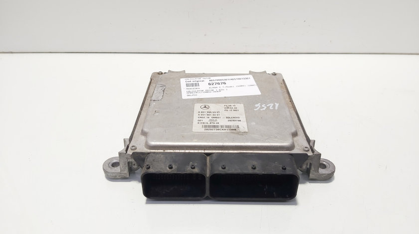 Calculator motor Ecu Delphi, cod A6519005301, A6519013301, Mercedes Clasa C (W204) OM651911 (idi:627676)