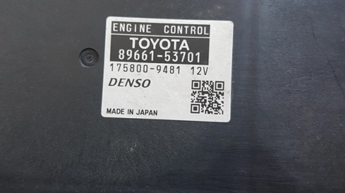 Calculator motor (ecu) denso 89661-53701 lexus is 220 2ad-fhv 177 cai